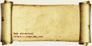 Isidora Mošorinac vizit kartica